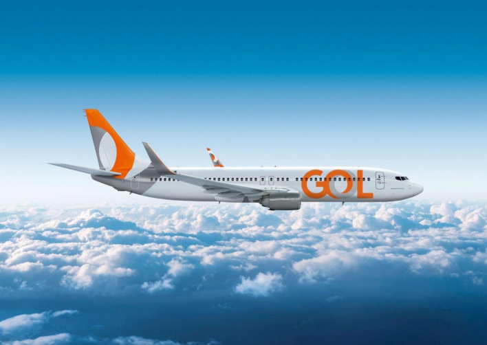 Boeing 737 da Gol em voo