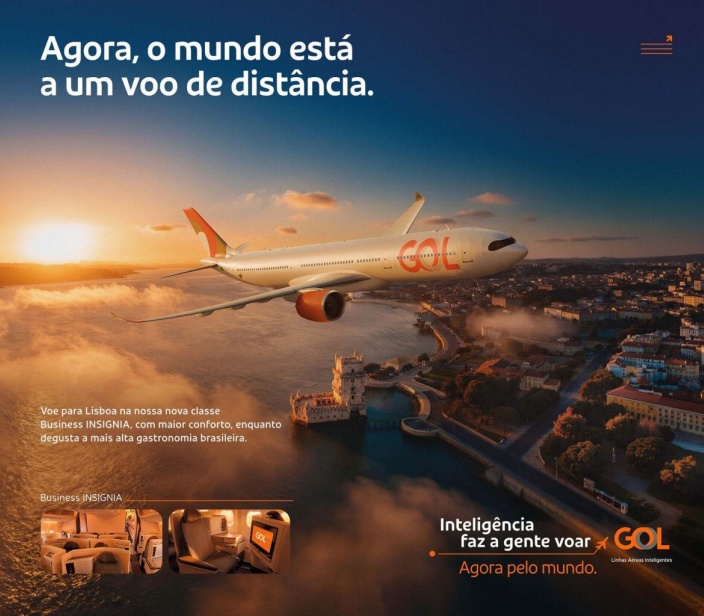 Agora, o mundo está a um voo de distância - GOL